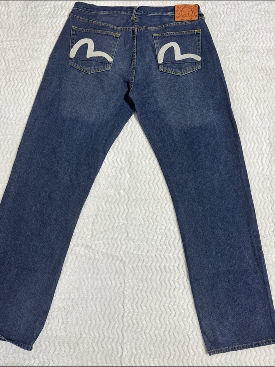 Evisu Other - Vintage Evisu Denim Embroidered Jeans Japan Baggy Y2K Men Size 36 Blue